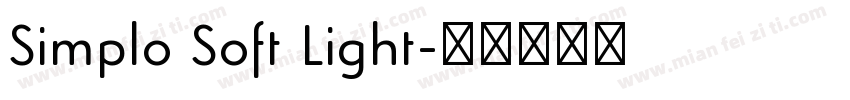 Simplo Soft Light字体转换